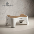 Voicemedianyc™ CurveLift Bathroom Step Stool