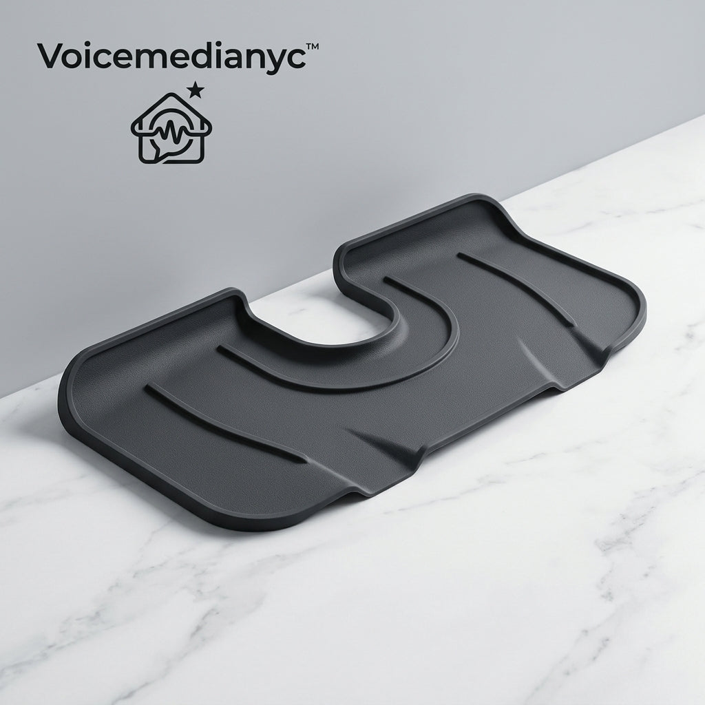 Voicemedianyc™ FlexGuard Bathroom Floor Protector Mat