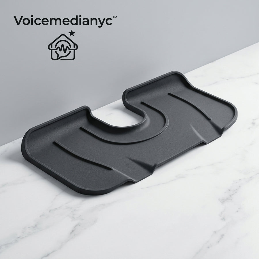 Voicemedianyc™ FlexGuard Bathroom Floor Protector Mat